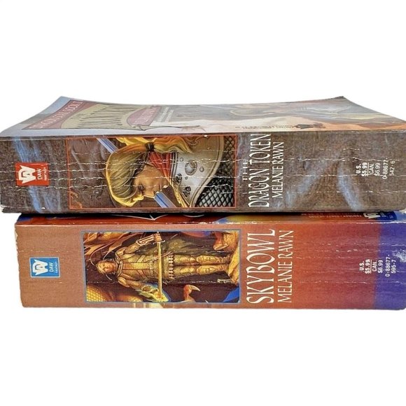 DRAGON Star Trilogy Books 2 and 3 Skybowl Dragon Token Series Melanie Rawn PB - Picture 2 of 12